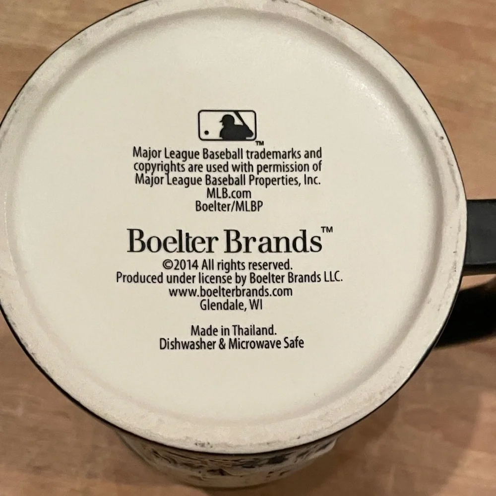 SF Giants 2014 Boelter Brands Stein Coffee Beverage Mug EUC brick background 3D